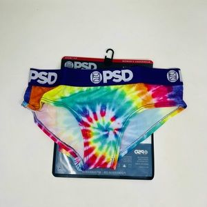 PSD Red Tie Dye Bikini Brief